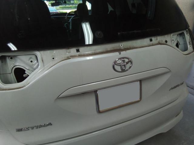 アクア ドア アウターハンドル 塗装剥げ グーネットピット