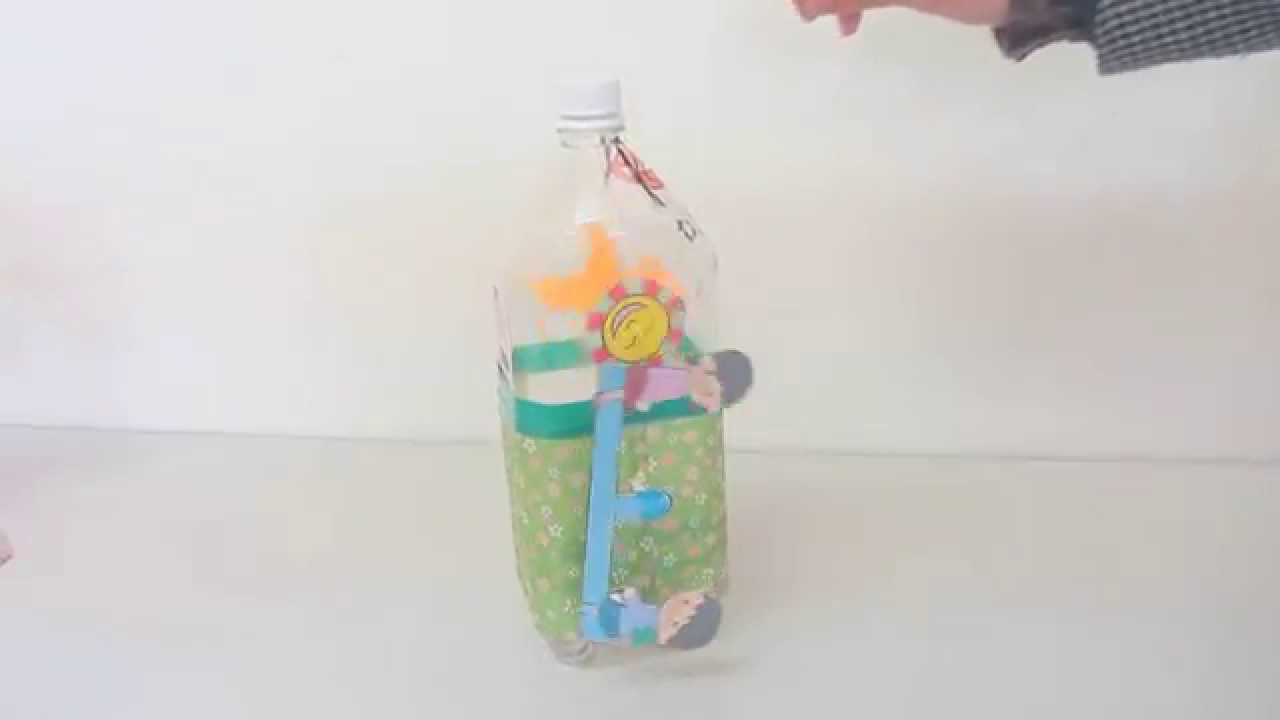 ペットボトル工作 ロケット貯金箱 作り方 簡単な夏休みの工作♪ 音声解説 ◇DIY Plastic bottle ” Rocket money box“海外Tips☆DIYエコスローライフ