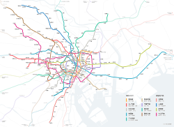 東京メトロ 路線図 1997年 電車 鉄道 地下鉄Yahoo!フリマ 旧PayPayフリマ