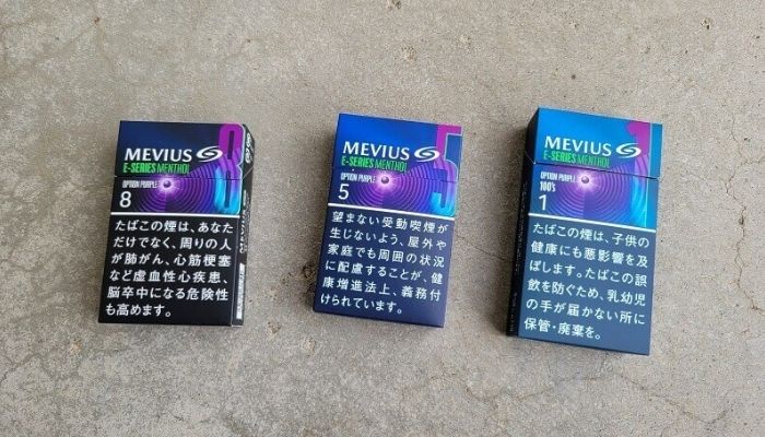 先行レビュー プルームXカプセル搭載フレーバー「メビウス・オプション」パープルとイエロー2種類を吸ってみた