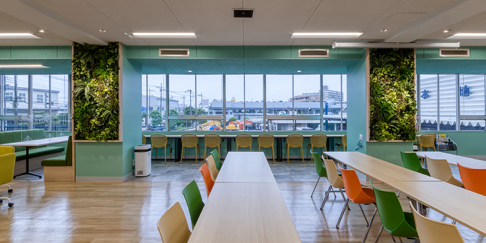 企業のイメージアップにつながる食堂のリニューアル浜松オフィスづくり.com
