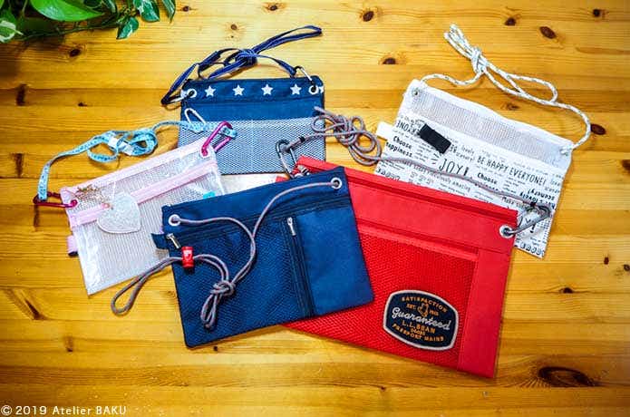 sonor ソナー KONBUナイロン×ピッグレザー コンビ サコッシュ “KONBI SAKOSSHU S” konbi-sakosshu-siroma aranciato