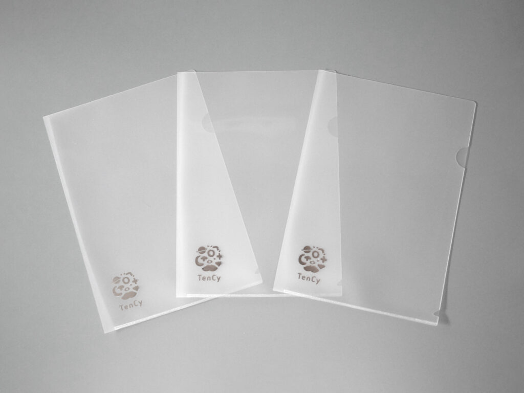 手提げクリアファイル販促オリジナルノベルティ―