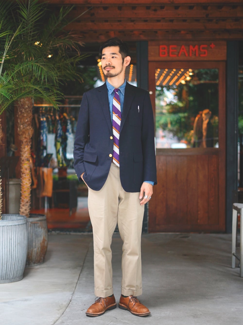 楽天市場 シャンブレー シャツ ビジネスの通販