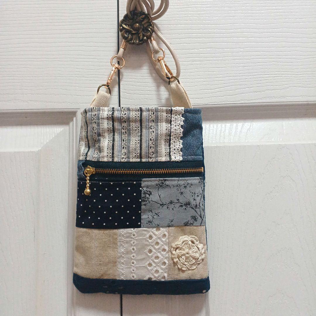 極美品✨WEL パイソン パッチワーク ショルダーバッグ 斜め掛け - メルカリ