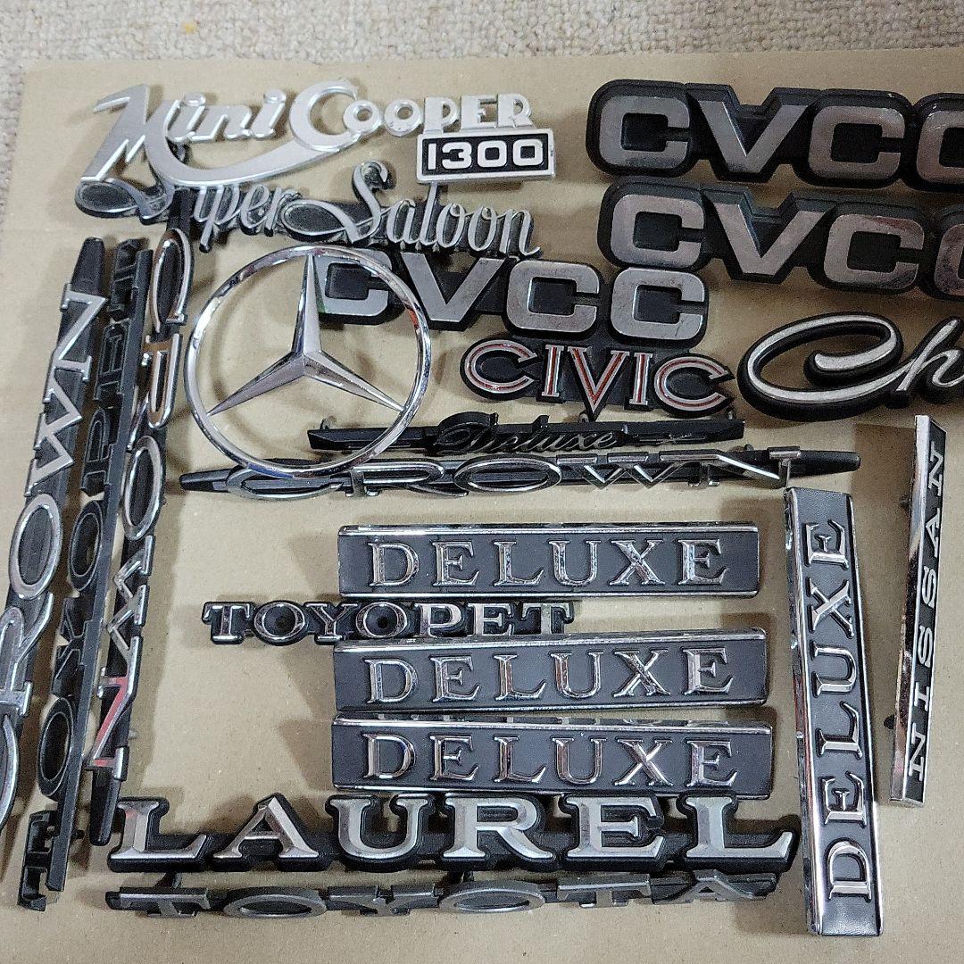 ☆稀少 旧車 TOYOTA 金属エンブレム サイズ45㎜×52㎜位