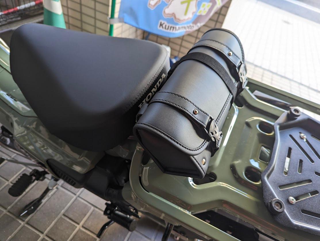 Cat Handキャット ハンドバイク 汎用 ツール バッグ PU レザー ヴィンテージ 風 バックル 式 イージーオープン のパーツレビュースーパーカブ110_JA44 もん爺 JL1GZUみんカラ