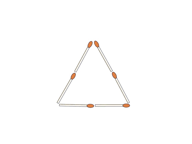 4歳児もできる 脳トレ マッチ棒クイズ「1本動かして、家を逆向きにしよう」 ママリ- ライブドアニュース