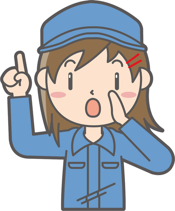 ロボットと働く工場での仕事流れ作業 - 産業イメージ 無料イラスト