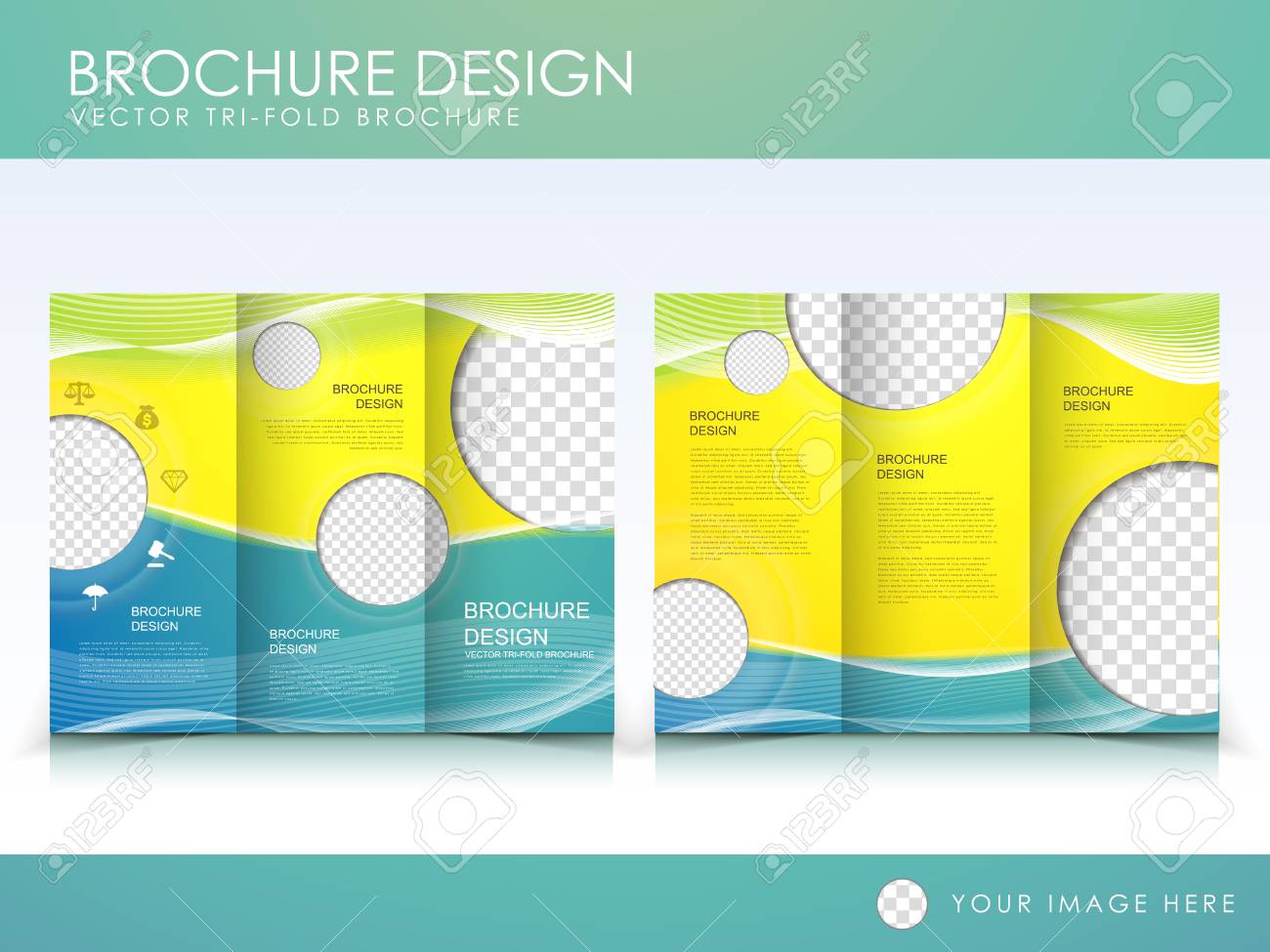 A5見開きパンフレットかなえイラスト&デザイン