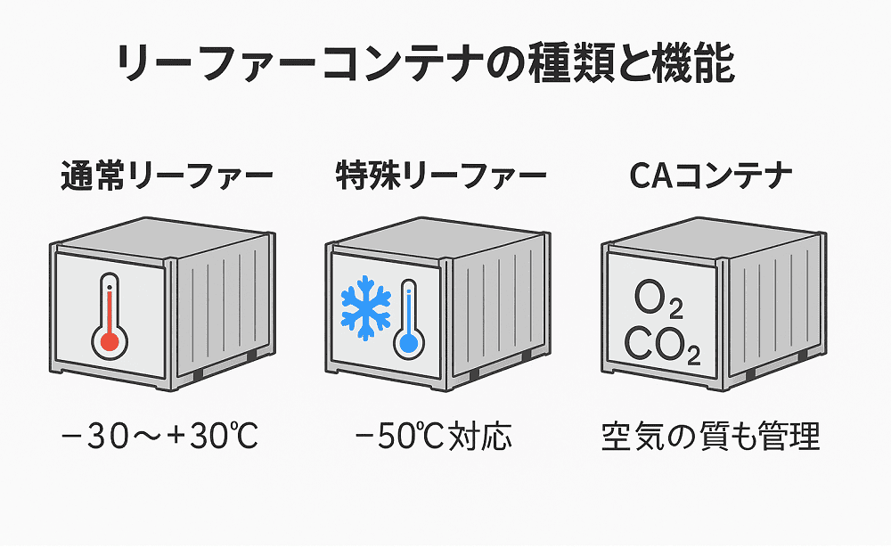 リーファーコンテナの温度・湿度管理に関する疑問を解決HUNADE 輸出入と国際輸送ガイド