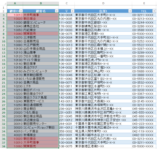 Excel 条件付き書式で行単位に色を付ける方法効率的なデータ管理