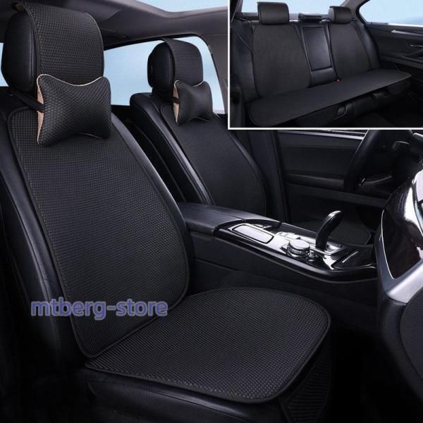 AmazonMolioon シートカバー 軽自動車 腰枕付き かわいい 後部座席 クッション 車 座席シートマット 車 シートクッション座布団暖かい 短毛 前席 冬 あたっか 可愛いグレーシートカバー車＆バイク