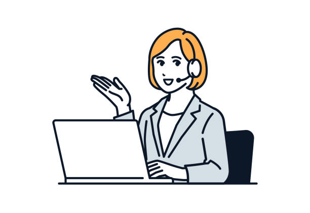 電話営業イラスト無料イラスト・フリー素材なら「イラストAC」