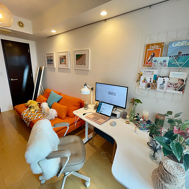 MICKE ミッケ コーナーワークステーション, ホワイト, 100x142 cm - IKEA