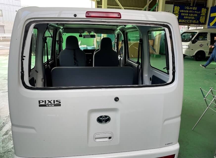 ミライースLA350S後ろドアガラス外してカーフィルム張れそうか検討 素人DIY・ダイハツ軽自動車