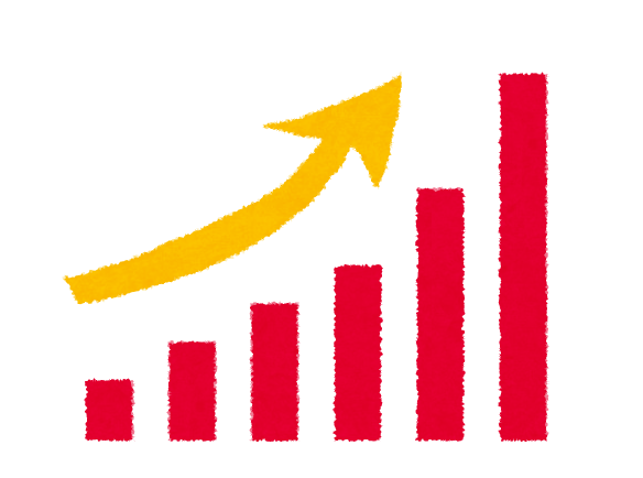 業績アップで喜ぶ会社キャラクターのイラスト素材76385364- PIXTA