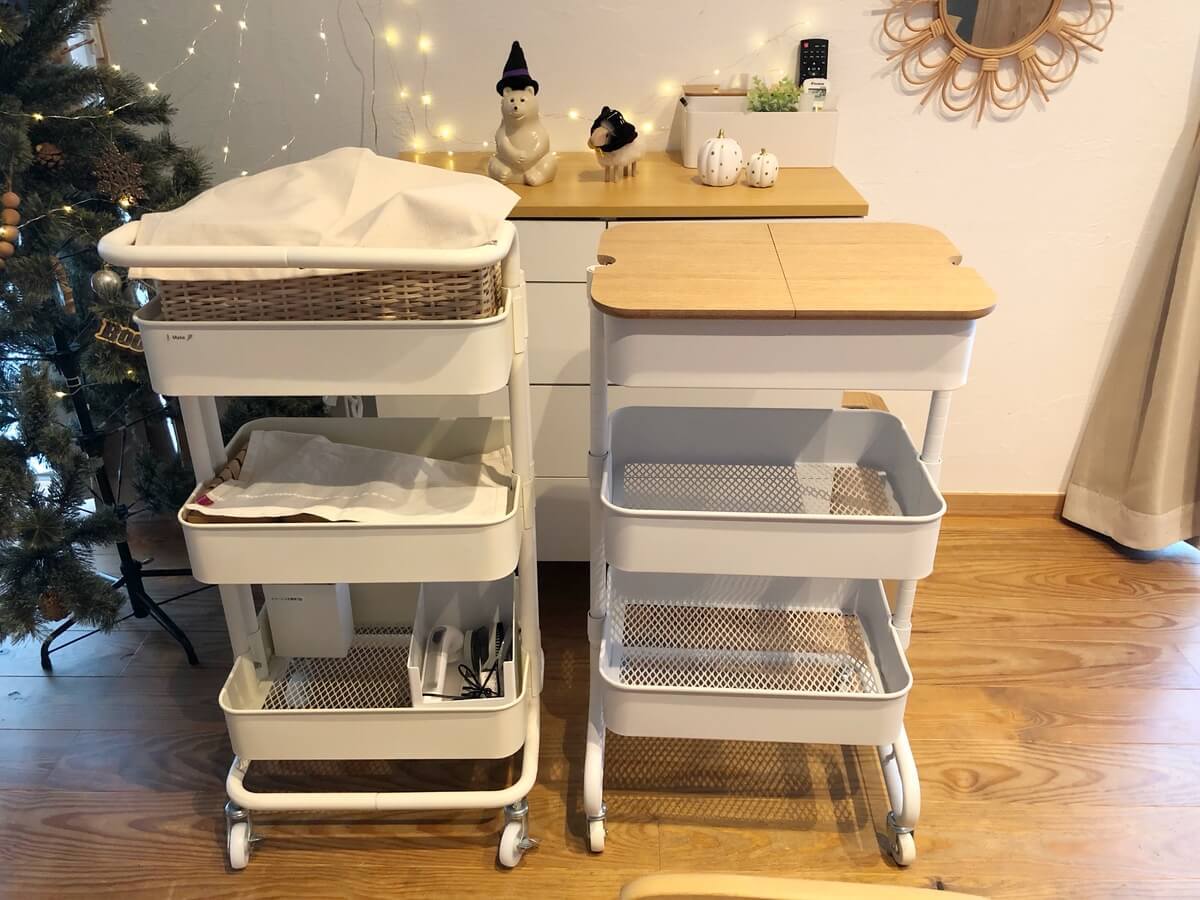 ワゴン比較 IKEAロースフルトvsニトリ スチールワゴン簡単生活をめざす！ - 楽天ブログ