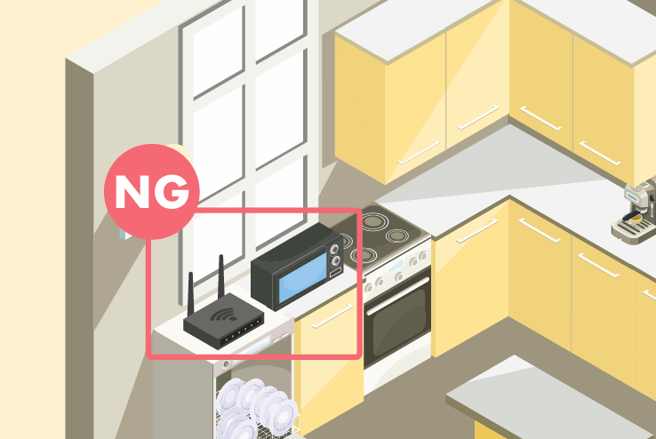 Wi-Fiの置き場所で電波改善！ルーターを隠して収納していませんか？アイ・オー・データ機器 I-O DATA