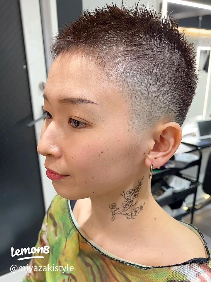 震災狩りオールバックパーマTikTok