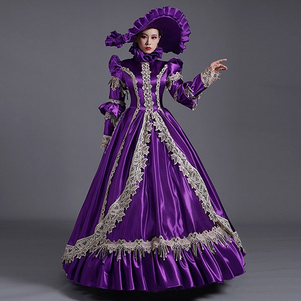 ロココ 貴族ドレス中世 貴婦人ドレス ステージ 衣装 中世ドレス お姫様ドレス ヨーロッパ 貴族 王族服 ジュリエット カラードレス 演出 現代劇演出ステージ衣装 ヨーロッパ風 演出 パーティードレス ブラック カラードレス 大人 学園祭 文化祭 コスプレ パーティ