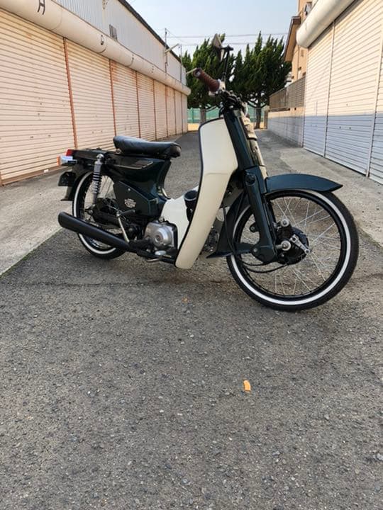 ホンダ スーパーカブ カスタム 50 角目 12V セル付き パーツ多数付き