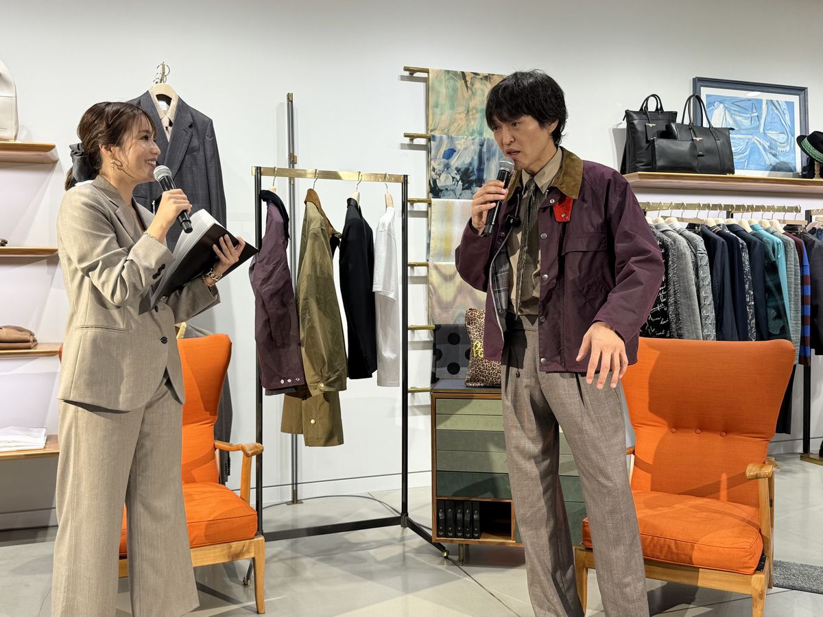 Paul Smith Loves Barbour​ Launch Party コレクション発売を記念してポール・スミス 大阪店でパーティを開催。コラボレーションの世界観にインスパイアされたドリンクやフードが振る舞われ、DJによる音楽が華やかなひとときを彩りました。 コレクションの詳細は