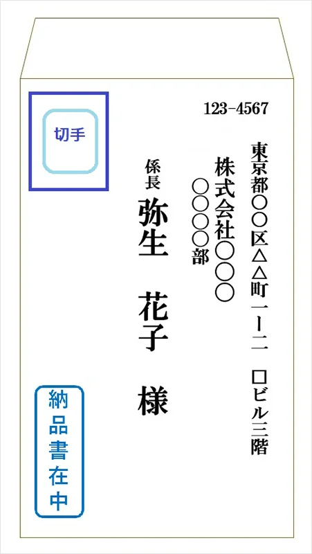 領収書を送付する際の封筒の書き方領収書在中は必須か？印刷市場