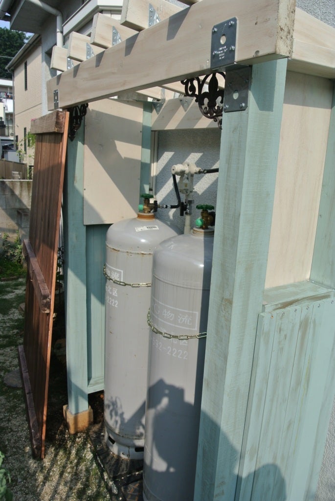 改装～まだまだ続いてます～プロパンガスを隠すの巻きOPEN SESAME雑貨屋 LIFE