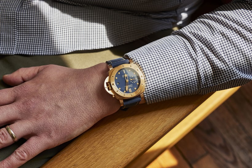 PANERAIパネライサブマーシブル ブロンゾ 42mmPAM01074：時と共に深化する美しさを堪能するダイバーズウォッチ TANAKA ショップブログ