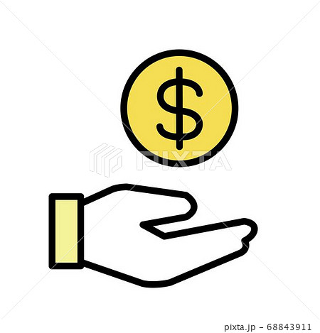 金融と税金に関するアイコンローン管理 シンプルなデザインイラストPremiumベクトル素材