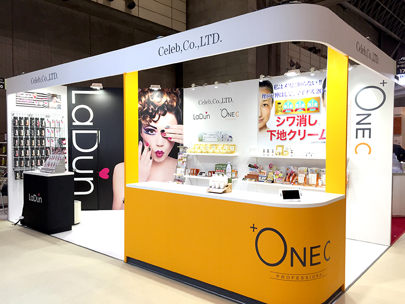 展示会ブース企画デザイン 2コマ〜株式会社ウエンズ展示会ブース、ショールーム企画デザイン