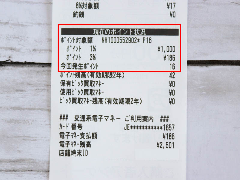 ビックカメラギフトカードビックSUPERサービス