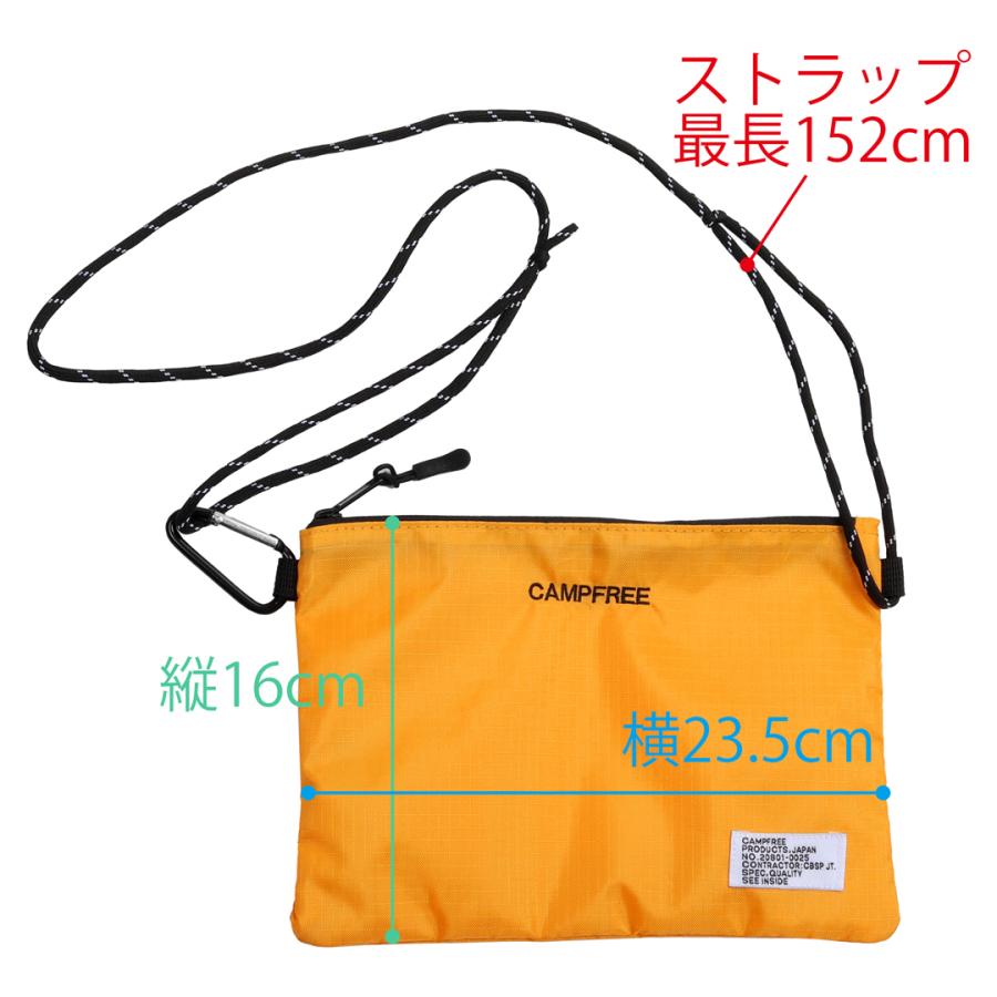 風情帆布サコッシュHOBI日本製 28×19cｍ 撥水パラフィン加工無骨でタフショルダーストラップ付き ポーチ アウトドアガジェット収納 キャンプ おしゃれ ホビ MADE IN JAPANHOBI ホビ 公式-HOBISTANDARD‐ CAMP＆OUTDOOR