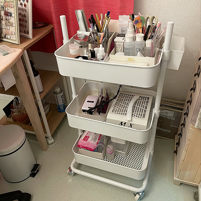 スチールワゴン比較 IKEA「ロースコグ」vsニトリ「トロリ」New！収納教える．コム