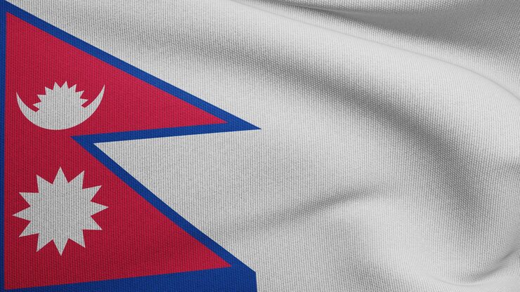 ネパール国旗 ハイグレードTシャツ デザインTシャツ通販 Tシャツトリニティ