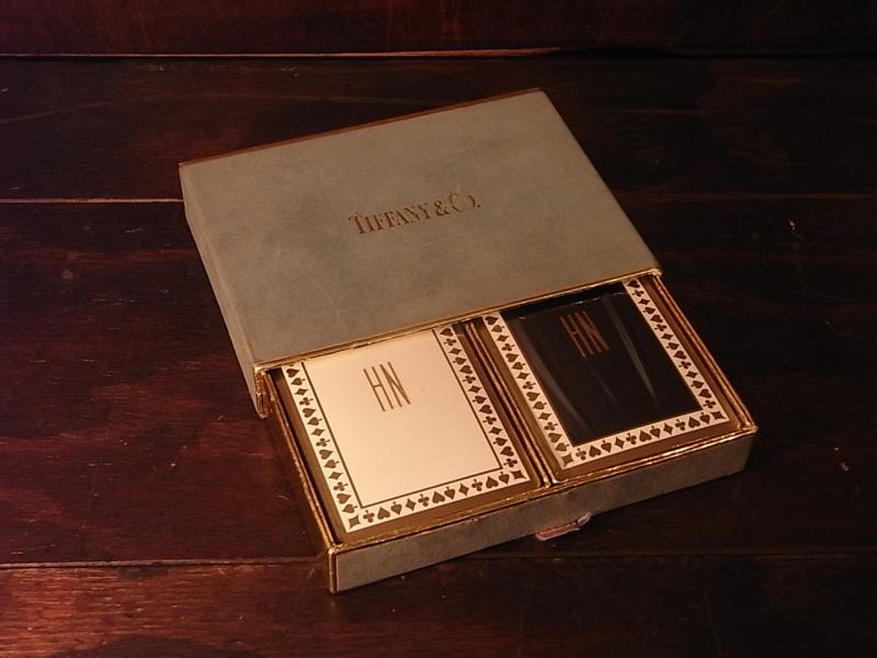 ティファニー御用達☆トランプ・ブリッジセット食卓の西洋アンティーク withLoveFromNewYork.com