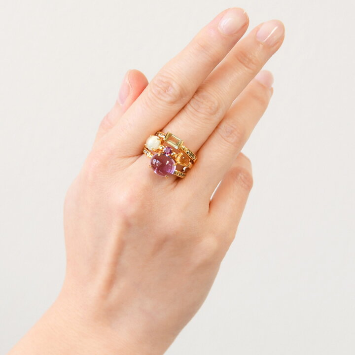 楽天市場 碌山 FATRAS ファトラ Roman スタック リング 3本組 RP 802R0083-GP-TY : ルコリエ