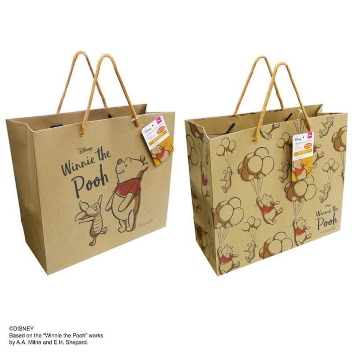 ダイソーギフトバッグ紙袋クラフトストライプ