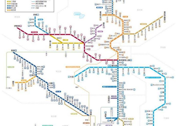 東京のわかりやすい路線図を集めました – コロコロで行く