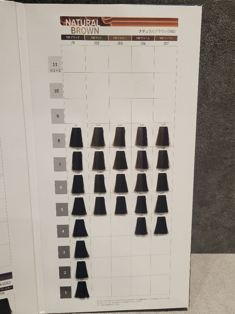 ウェラコレストンイルミナカラーカラーチャート各種