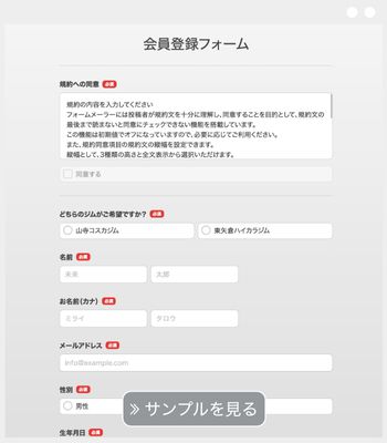 申し込みフォームのテンプレート コピペOK 申し込みフォーム作成ツールも紹介！トライコーンラボ