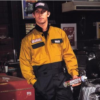 全4色 半袖メカニックスーツ ツナギ服・帯電防止・バイカラー・S～6Lサイズ705作業服・ワークユニフォームの通販なら ユニデポ 作業着