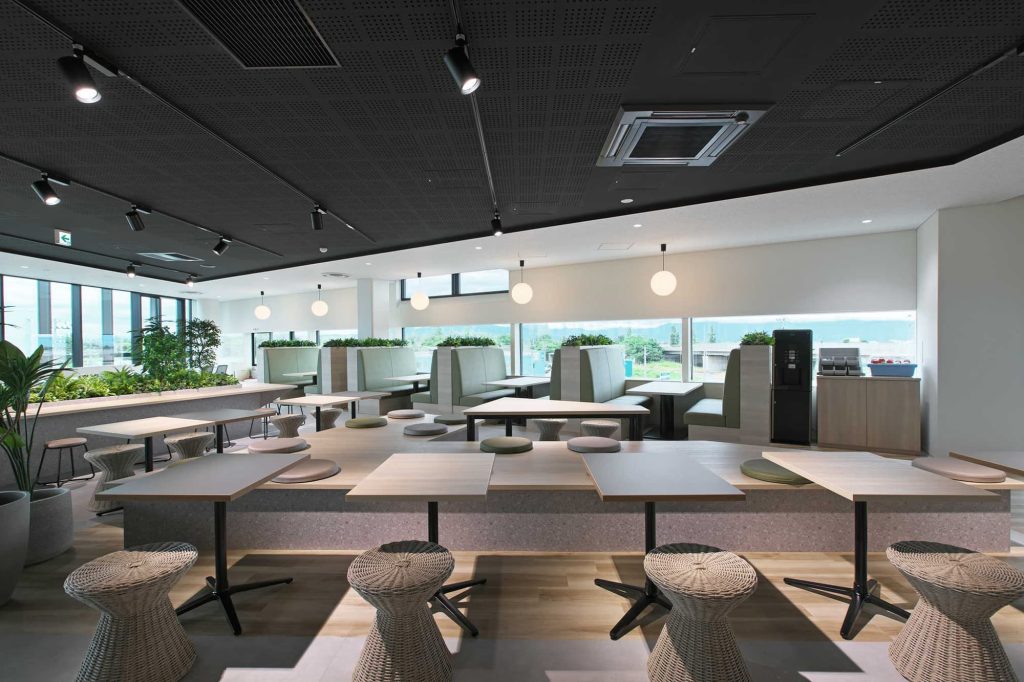 カフェテリア 社員食堂オフィスデザイン・レイアウト事例WORKPLACE DESIGN - ワークプレイスデザイン事例株式会社ヴィス