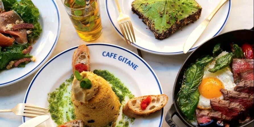 CAFE GITANE 恵比寿の雰囲気バツグンのお店で頂くプリンと肉球アートのラテ - 食べたり、撮ったり、書いたり