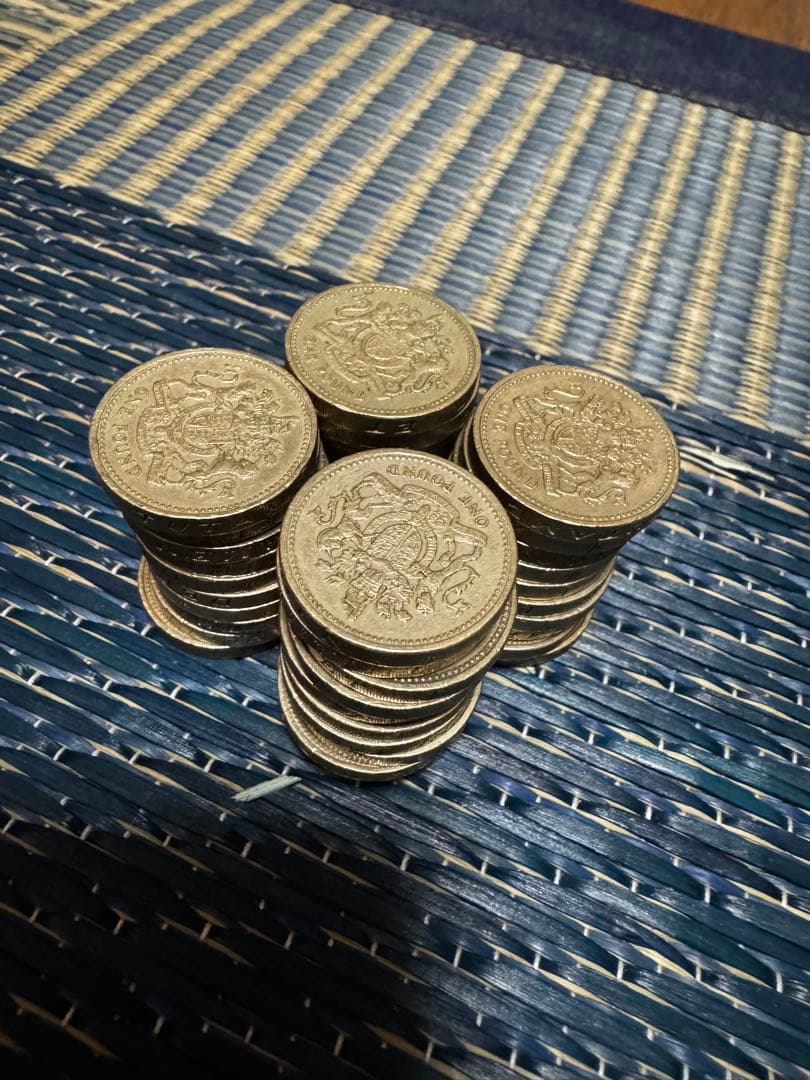 ミカエル様 イギリス ポンド旧紙幣 コイン