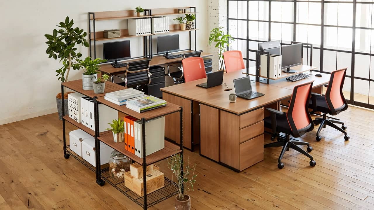 事務所移転に伴い書庫とデスクを一新！事務所が明るくなり、セキュリティも強化！オフィスレイアウト神戸兵庫大阪東京