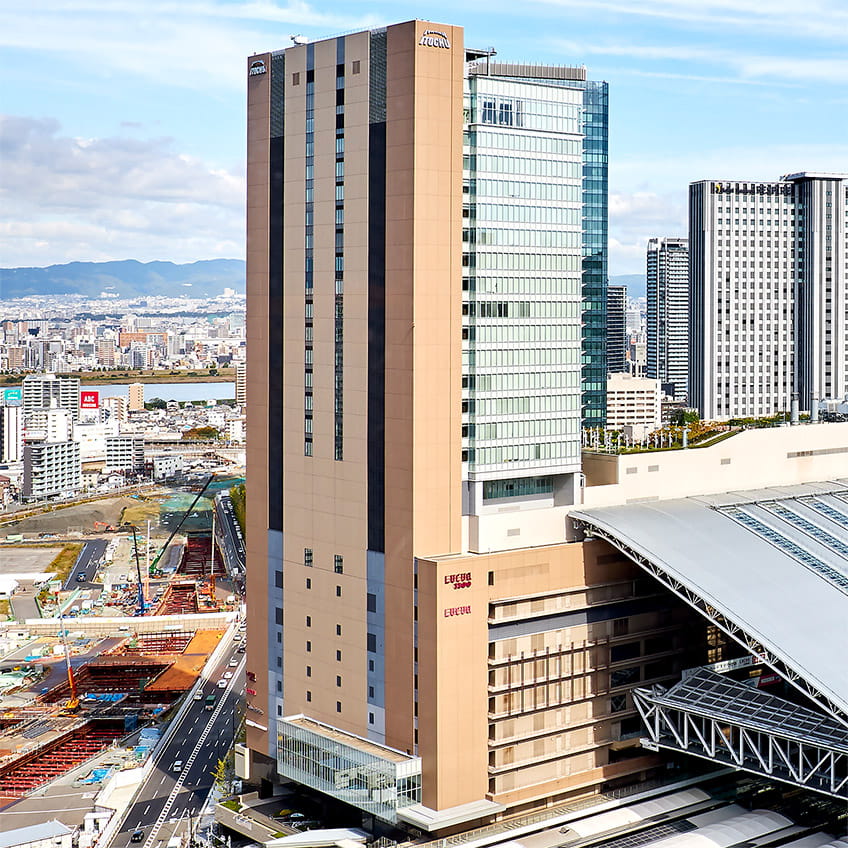 ノースゲートビルディングの地図と写真 JR大阪駅 大阪ステーションシティの駅ビル
