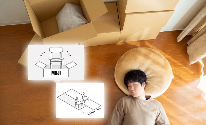 無印良品の月額定額サービス ベッド・デスク・チェア・収納・ベビー無印良品