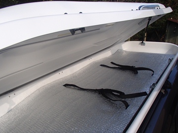 カーメイト イノー ルーフボックスと自作ラック